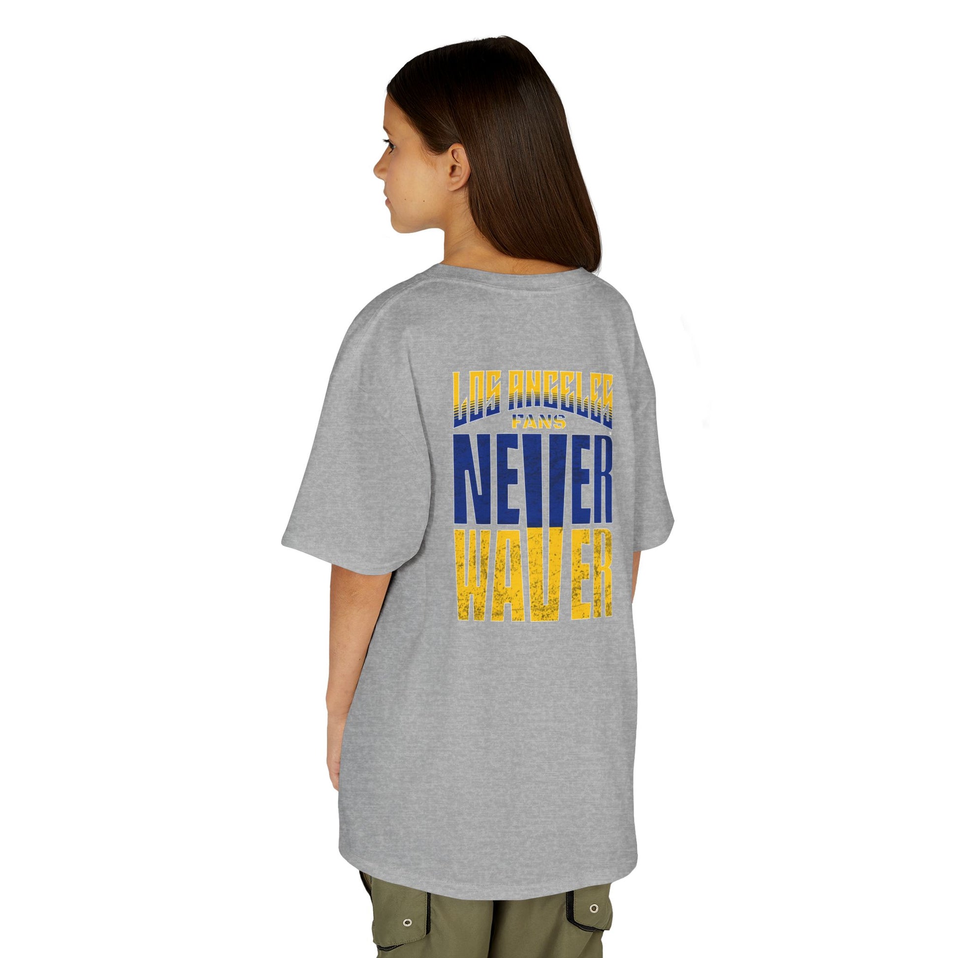 Los Angeles  Fans Never Waver Kids Heavy Cotton™ Tee - Never Waver