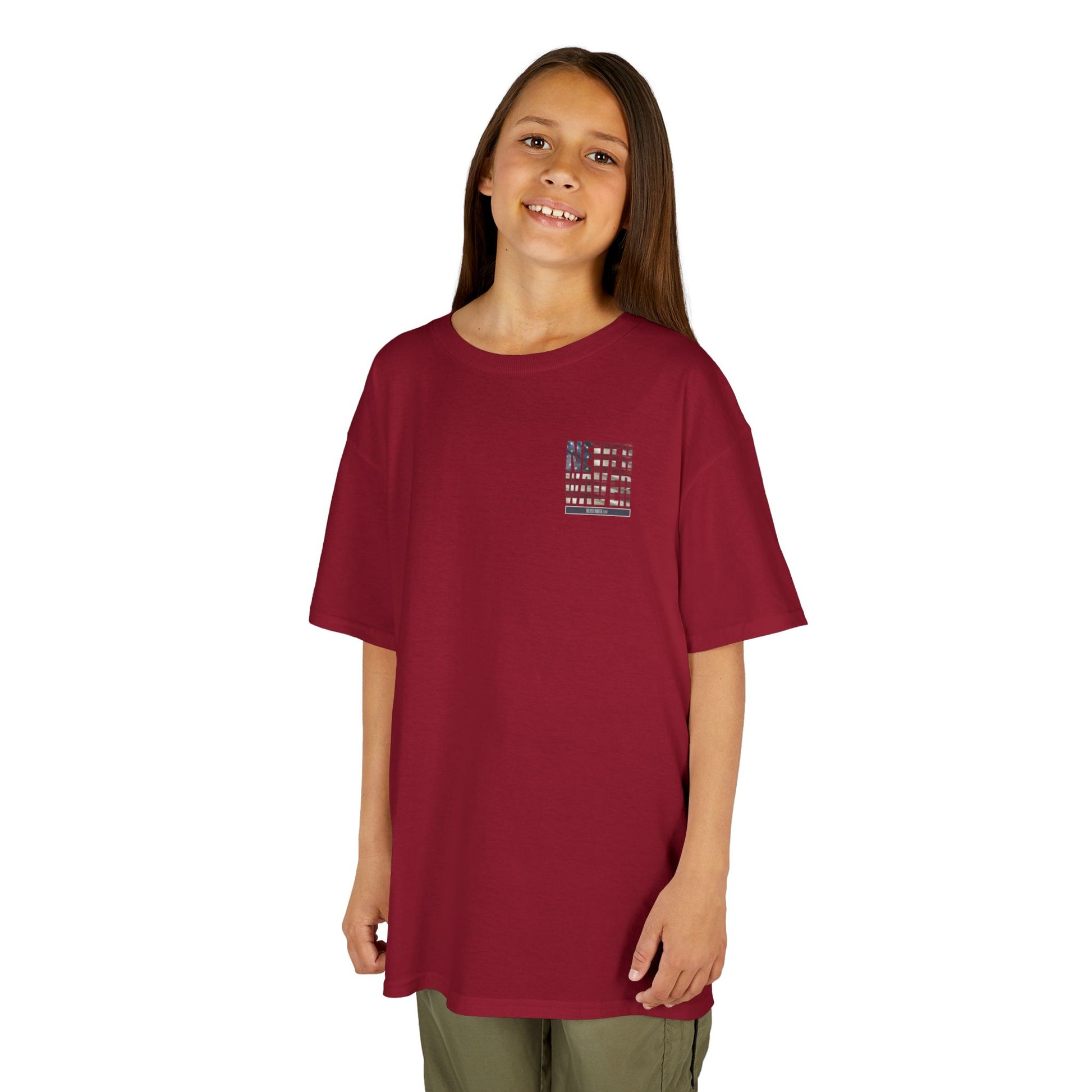 America Never Waver Kids Heavy Cotton™ Tee - Never Waver