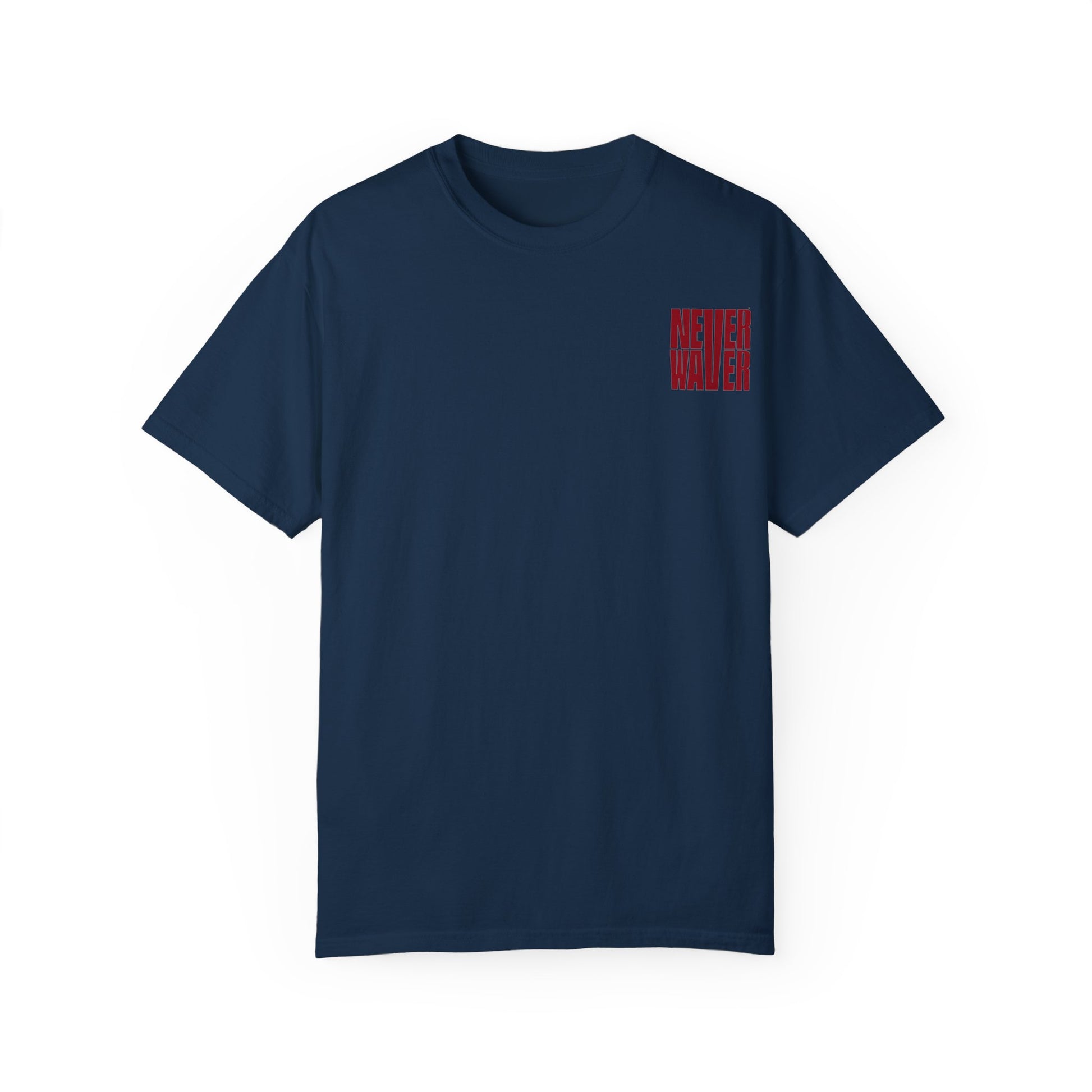 Unisex Garment-Dyed T-Shirt - 'Never Waver Just A Mom Trying Not to Raise A&&holes' Design - Never Waver