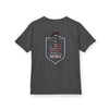 Patriotic Kids Heavy Cotton Tee - 'America Never Waver' USA Graphic Tee - Never Waver