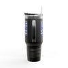 Blue Back The Blue Insulated Travel Mug Support - Never Waver