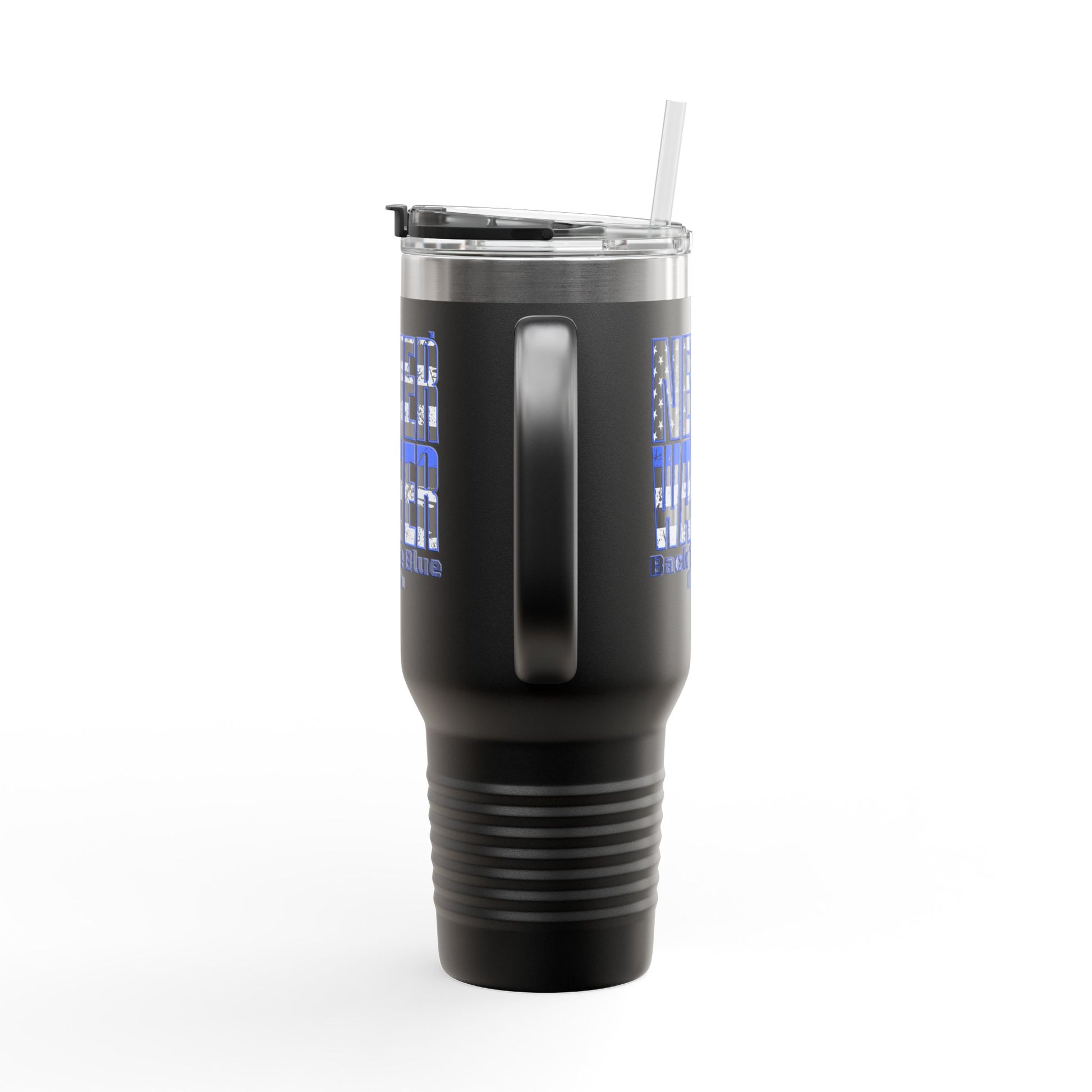 Blue Back The Blue Insulated Travel Mug Support - Never Waver