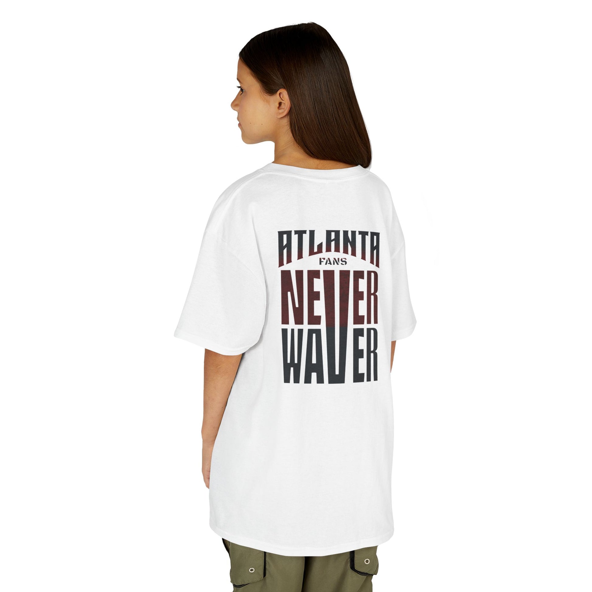 Atlanta Fans Never Waver Kids Heavy Cotton™ Tee - Never Waver
