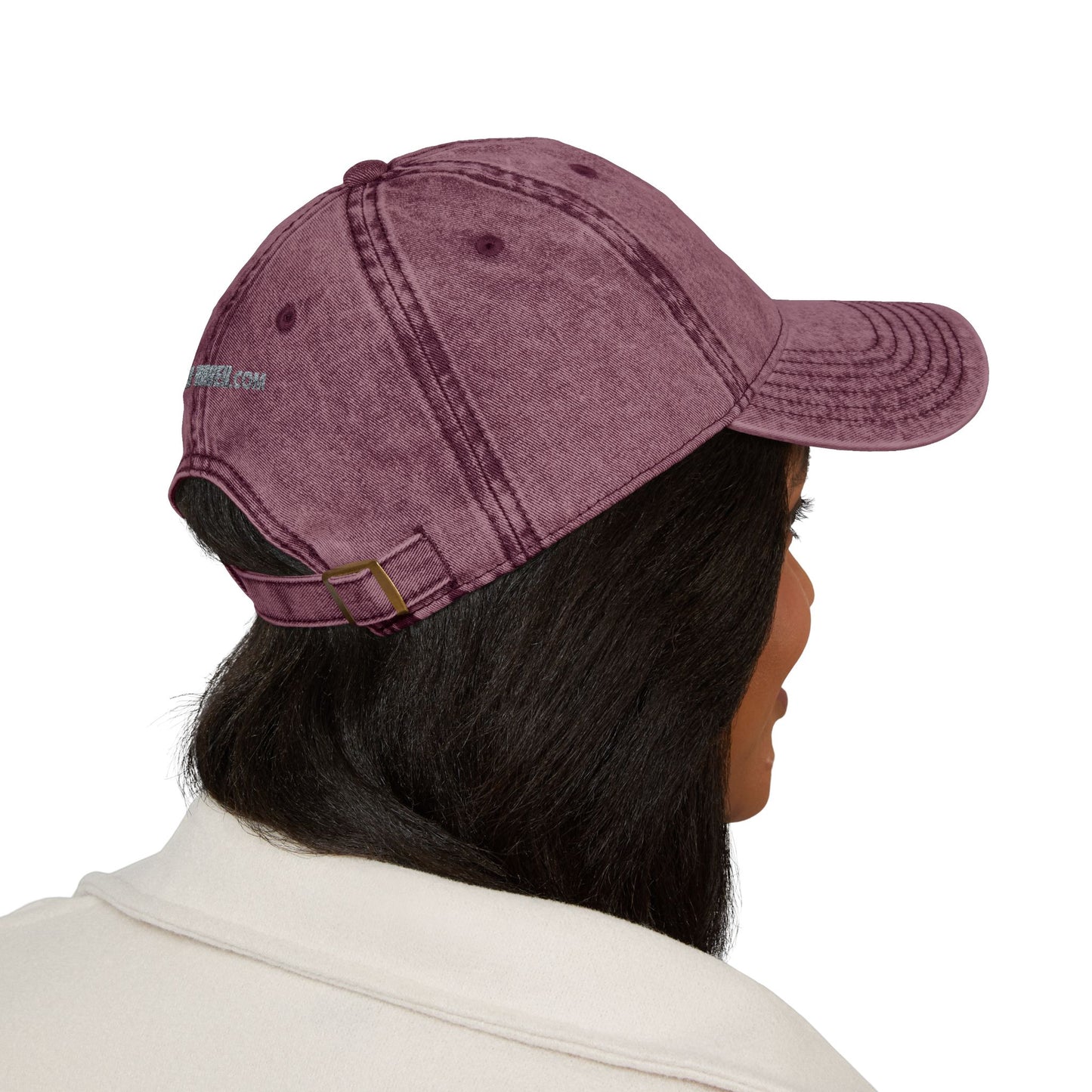 Vintage Embroidered Cap - 'Never Waver' Hat for Trendsetters
