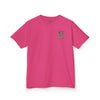 Patriotic Kids Heavy Cotton Tee - 'America Never Waver' USA Graphic Tee - Never Waver