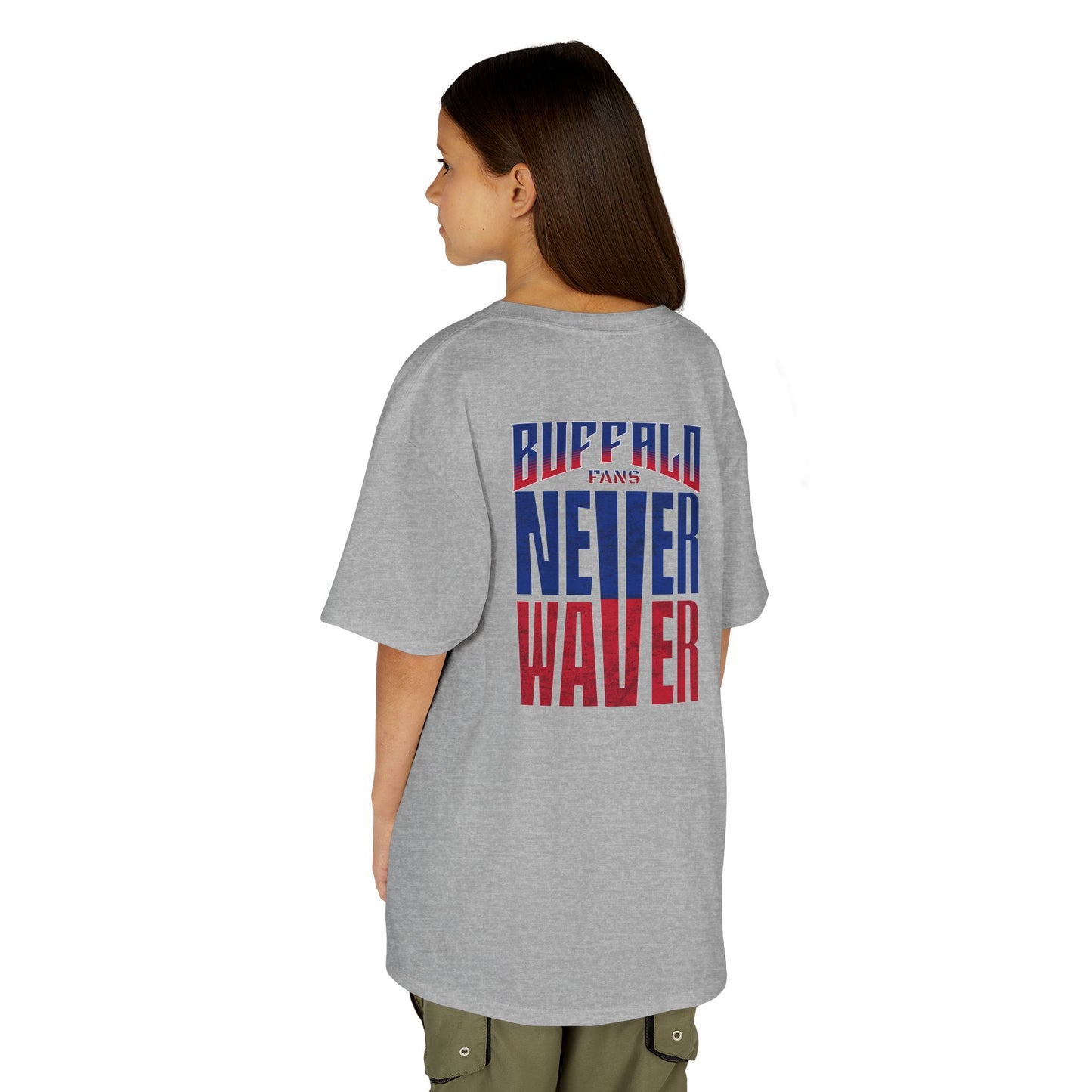 Buffalo Fans Never Waver Kids Heavy Cotton™ Tee - Never Waver