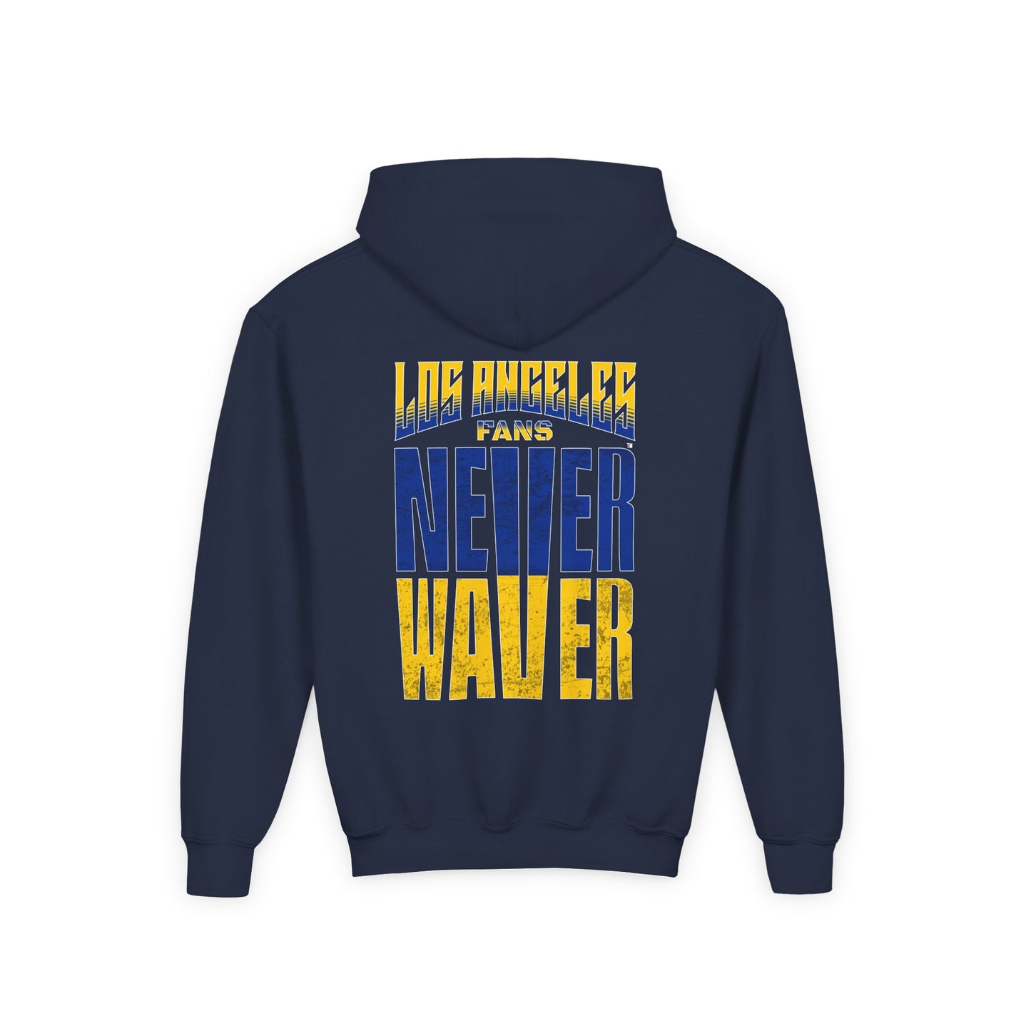 Los Angeles  Fans Never Waver Youth Heavy Blend Hooded Sweatshirt
