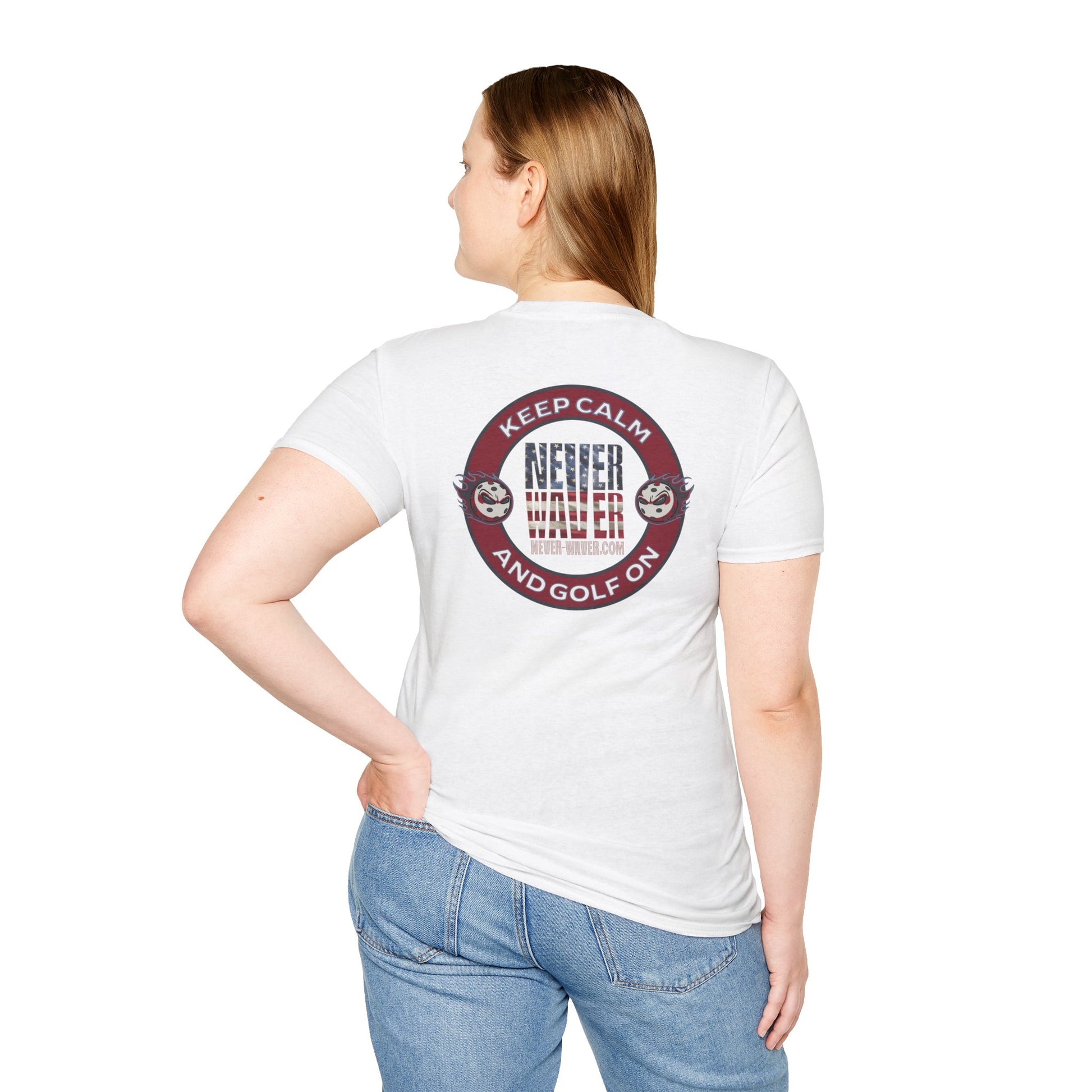 Never Waver Golf Unisex Soft style T-Shirt - Never Waver