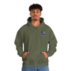 Never Waver Always Back the Blue Hooded Sweatshirt - Unisex Heavy Blend™ - Never Waver