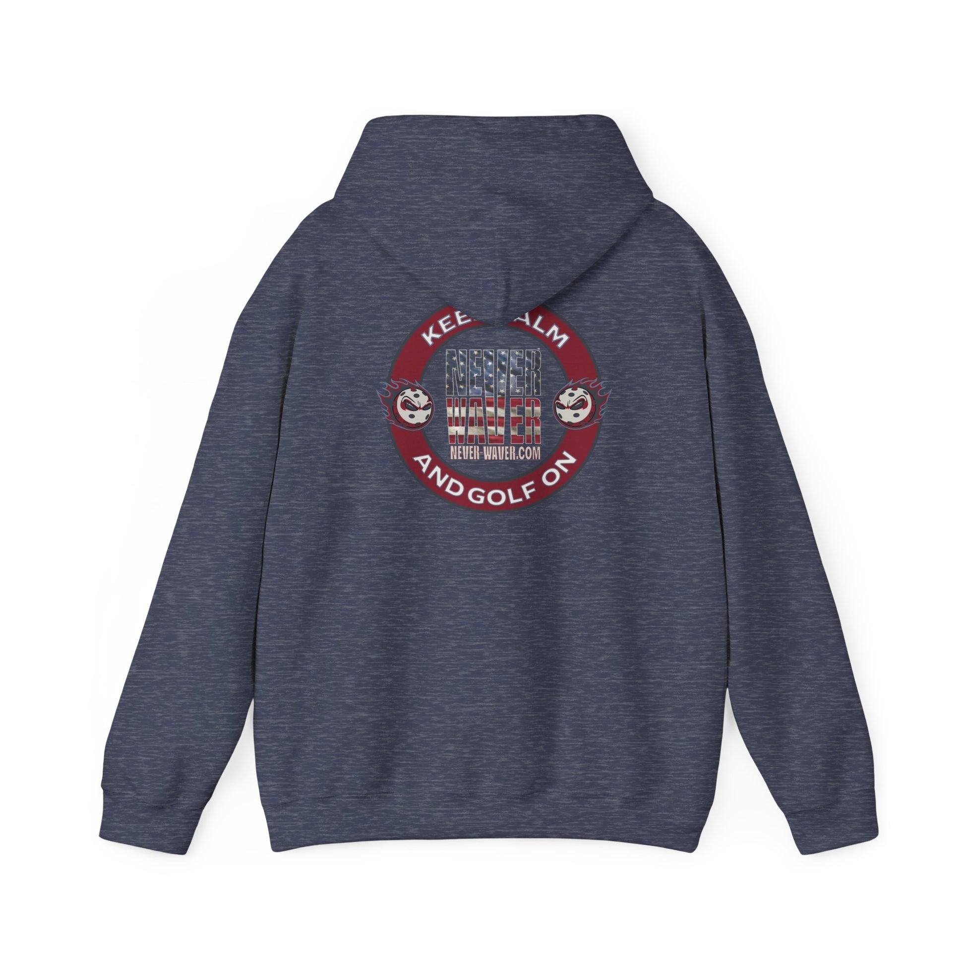 Never Waver Golf Hoodie - Unisex Heavy Blend™ Sweatshirt - Never Waver