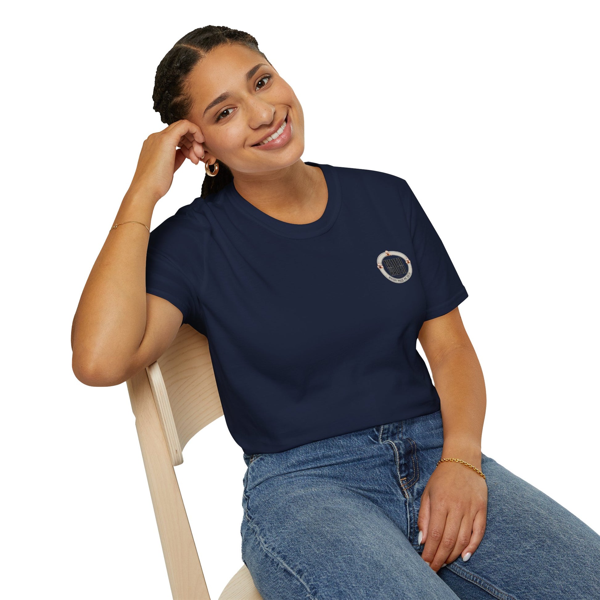 Never Waver Whisky Made Me Do It? Unisex Soft style T-Shirt - Never Waver
