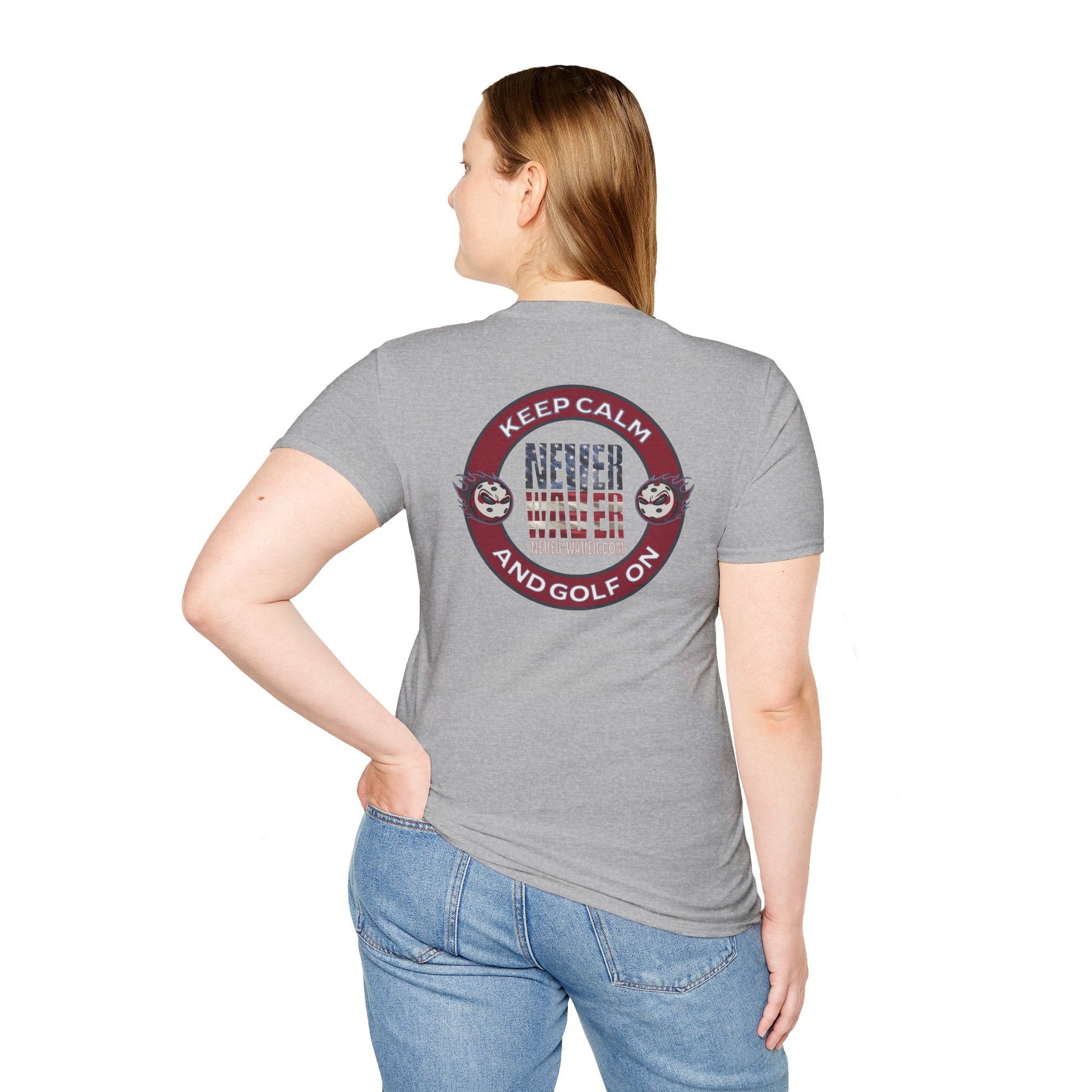 Never Waver Golf Unisex Soft style T-Shirt - Never Waver