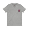 Never Waver Like This Mom V-Neck Tee for Moms - Patriotic Short Sleeve Shirt - Never Waver