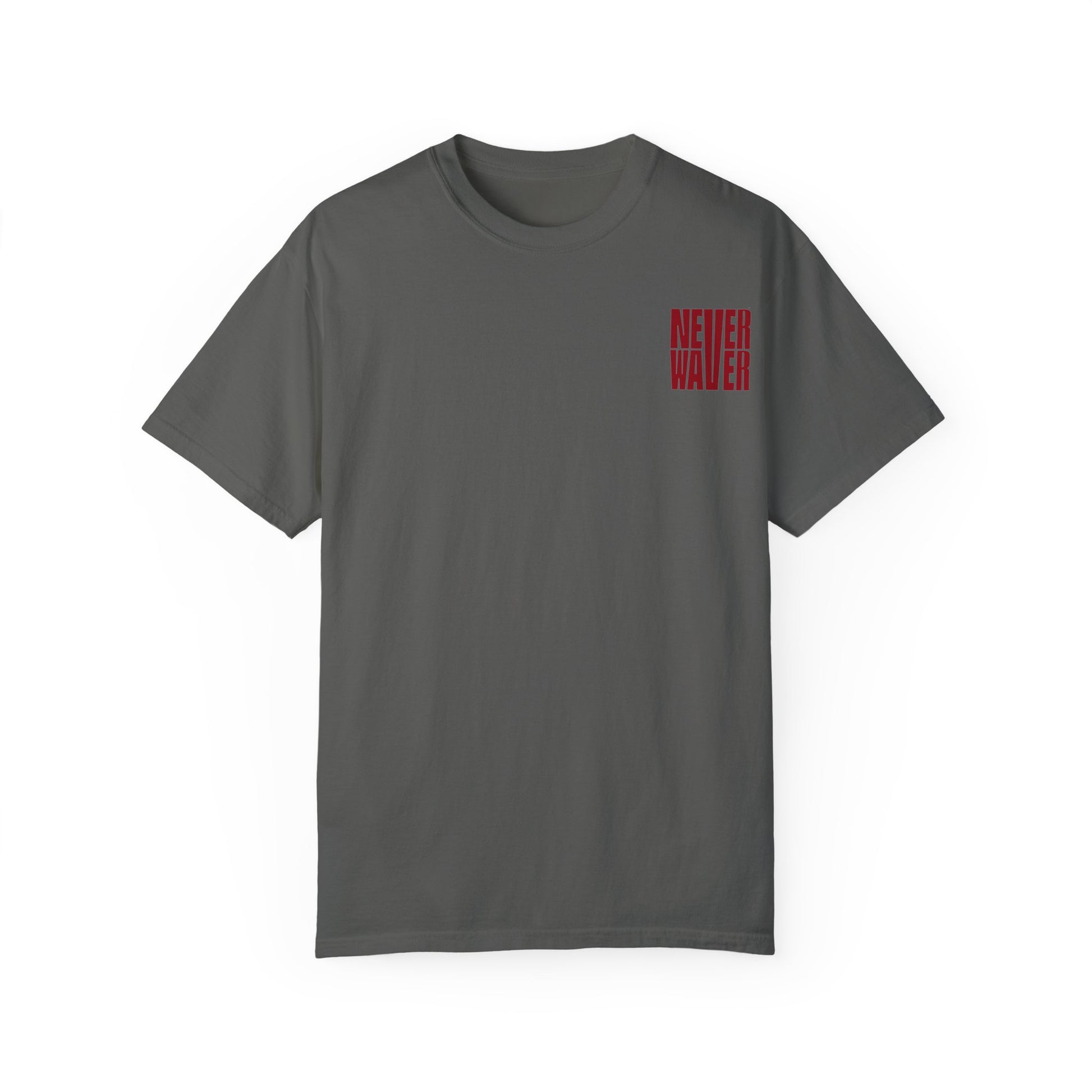 Unisex Garment-Dyed T-Shirt - 'Never Waver Just A Mom Trying Not to Raise A&&holes' Design - Never Waver