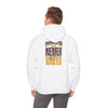 Unisex Heavy Blend™ Hooded Sweatshirt - Washington Fans Never Waver W Leopard Football- Perfect for Sports Fans - Never Waver