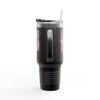 Never Waver Trump Fist Pump w Jesus Protection Insulated Travel Mug, 40oz - Never Waver