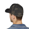 Never Waver Embroidered Cap - Structured White Baseball Hat for Motivation and Style
