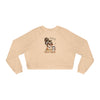 Never Waver Oh Honey I am that Mom Women's Cropped Fleece Pullover - Never Waver