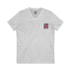 Never Waver Like This Mom V-Neck Tee for Moms - Patriotic Short Sleeve Shirt - Never Waver