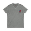 Never Waver Like This Mom V-Neck Tee for Moms - Patriotic Short Sleeve Shirt - Never Waver