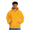 Los Angeles Fans Never Waver w Leopard Football Unisex Heavy Blend™ Hooded Sweatshirt - Cozy, Motivational Apparel for Everyday Wear
