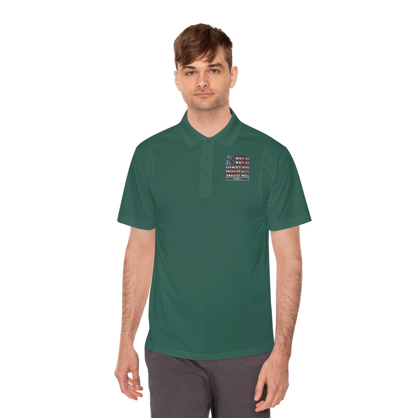 Never Waver Men's Sport Polo Shirt - Never Waver