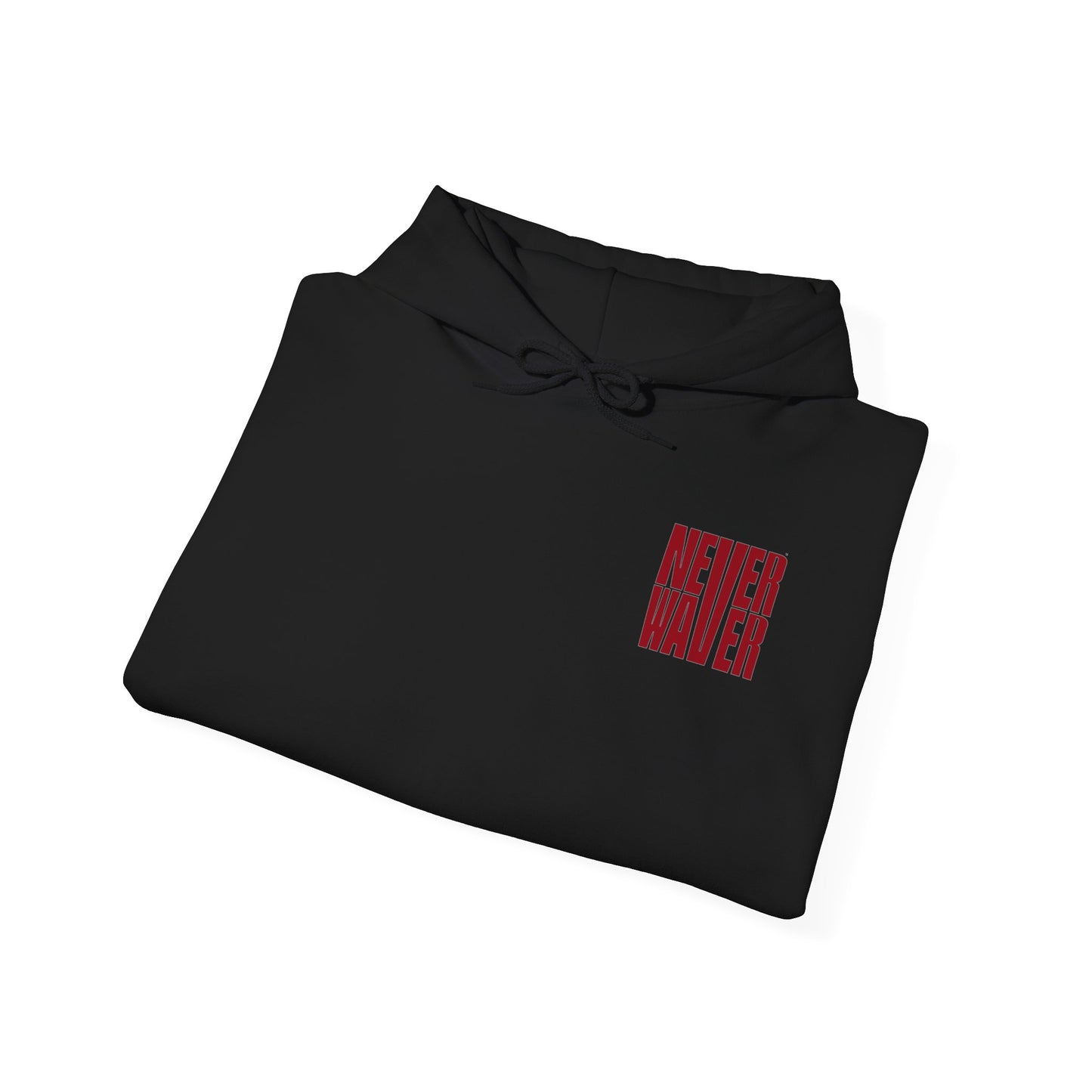 Unisex Heavy Blend™ Hoodie - 'Never Waver Just A Mom Trying Not to Raise A&&holes' - Never Waver