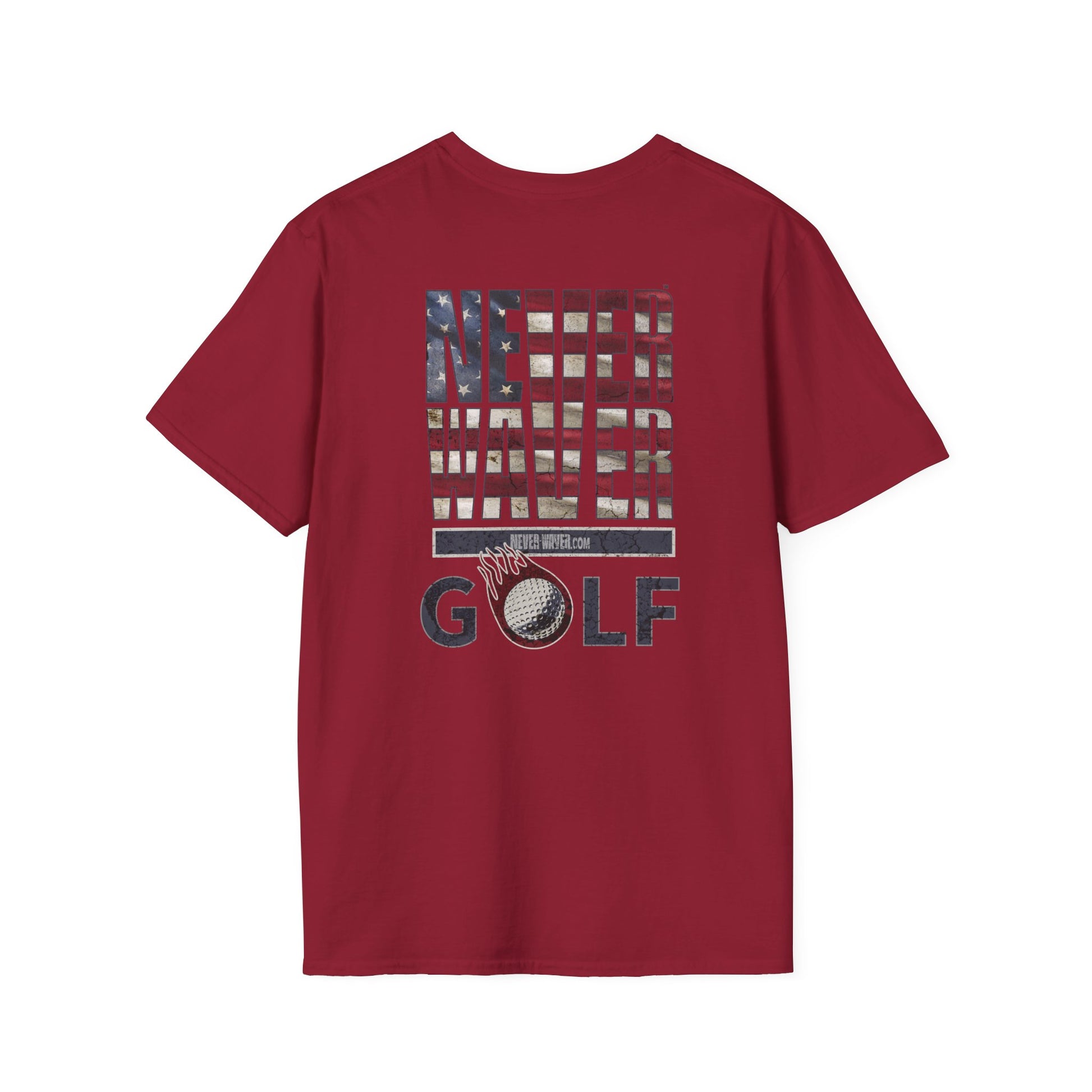 Never Waver Golf Unisex Soft style T-Shirt - Never Waver
