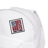 Patriotic Iron-On Patch - 'Never Waver' USA Flag Design for Jackets, Bags, and More - Never Waver