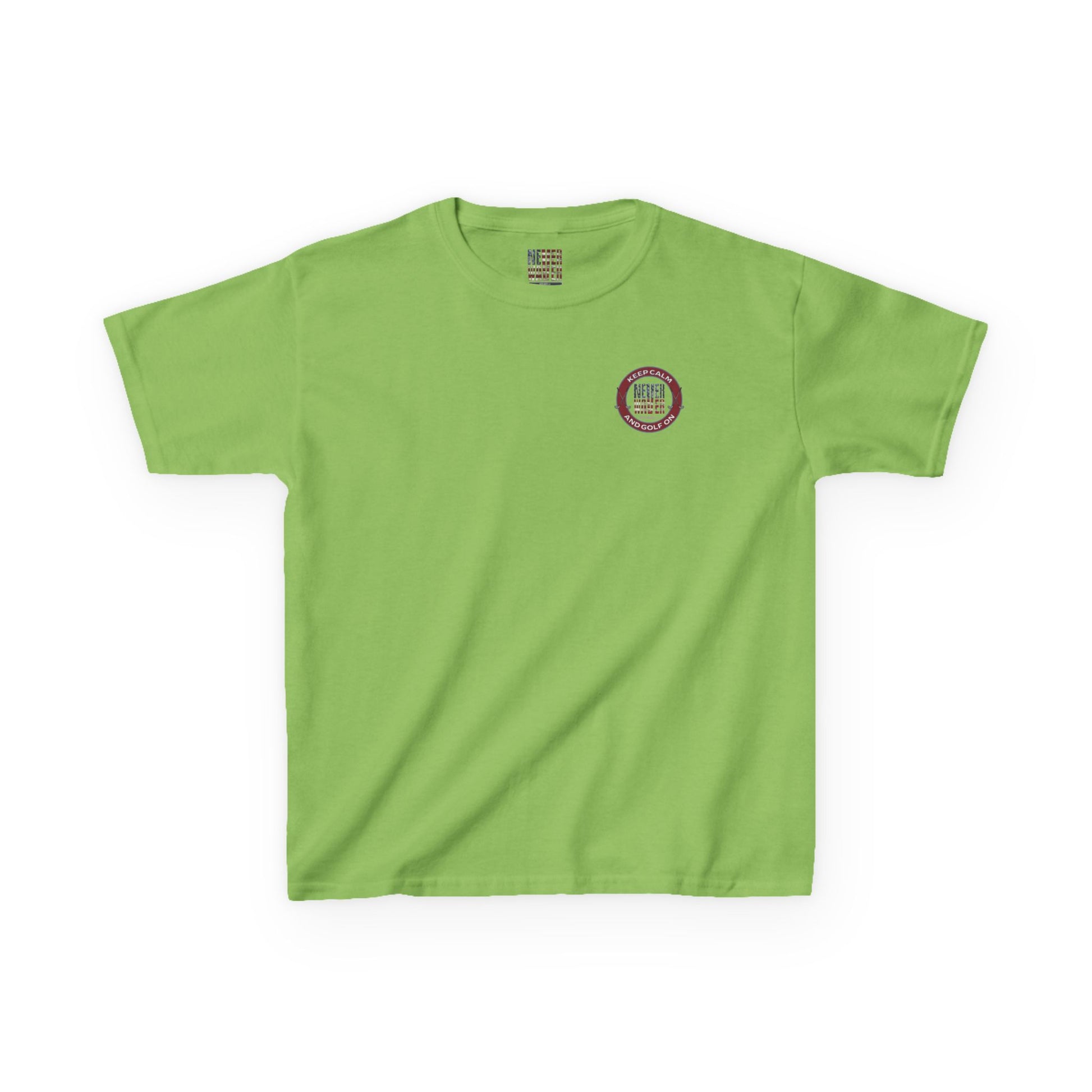 Kids Golf Tee - Keep Calm Never Waver and Golf On - Never Waver