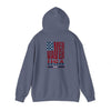 Patriotic Unisex Hooded Sweatshirt - 'Better Water USA' Design - Never Waver