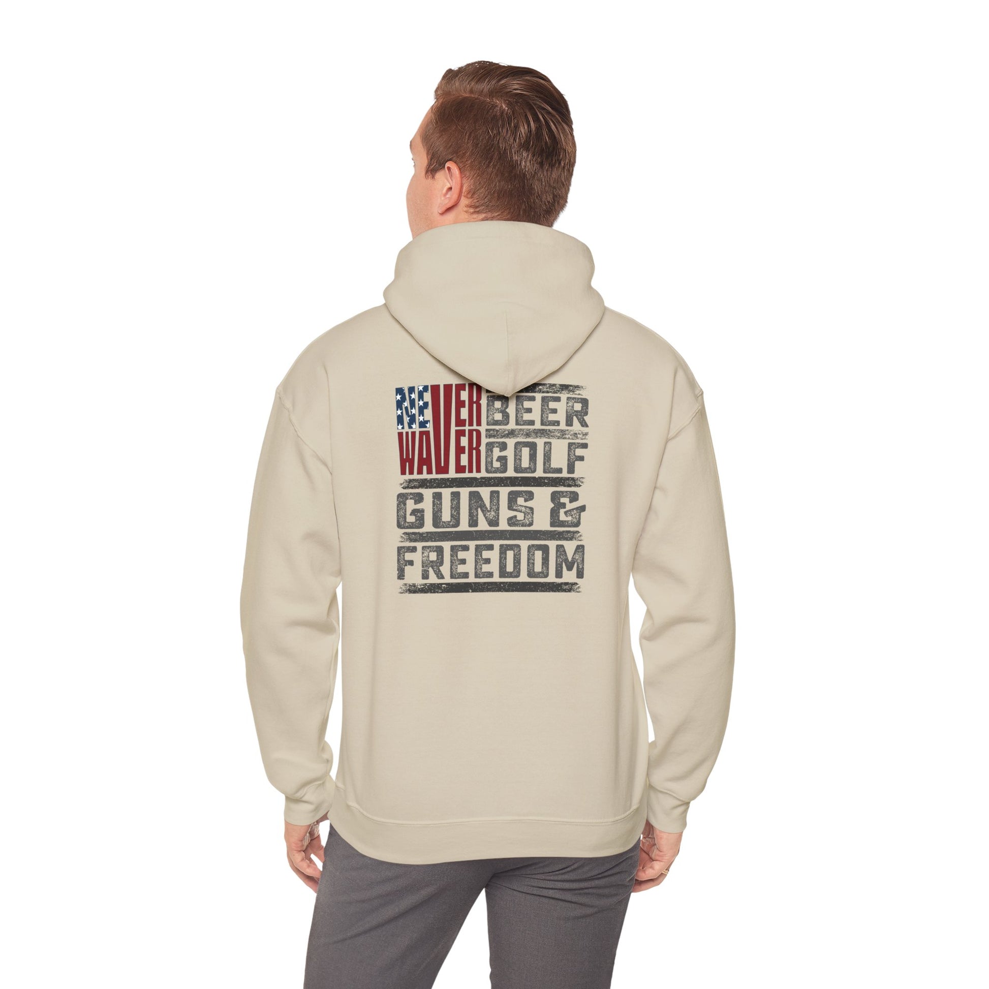 Never Waver Golf Hoodie - Unisex Heavy Blend™ Sweatshirt - Never Waver