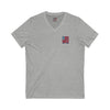 Unisex V-Neck Tee - Never Waver Be Red White and A little Bougie T-Shirt - Never Waver