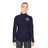 Never Waver Leopard Ladies Quarter-Zip Pullover - Never Waver