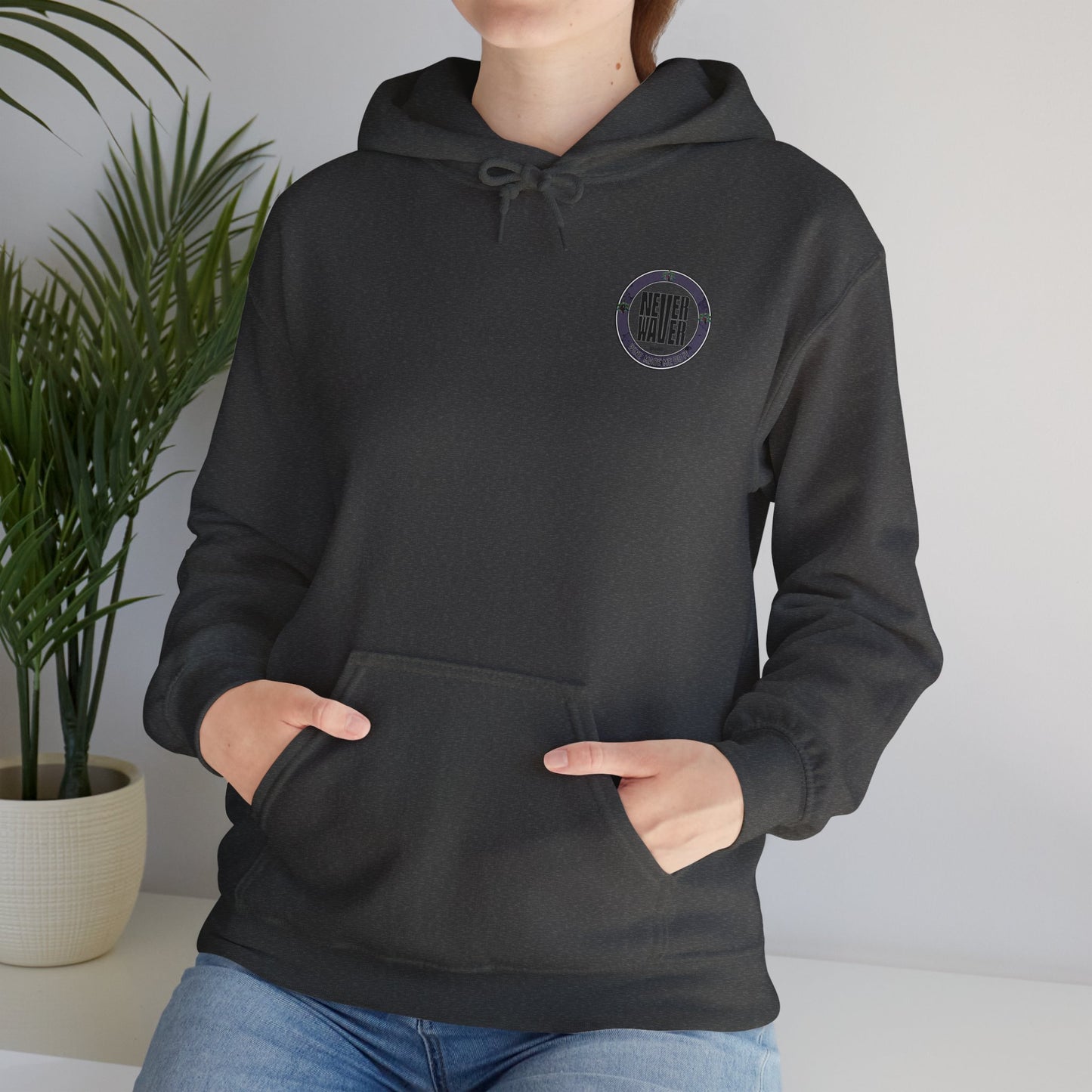 Eco-Friendly Unisex Hoodie: "Never Waver Wine Made Me Do It " - Never Waver