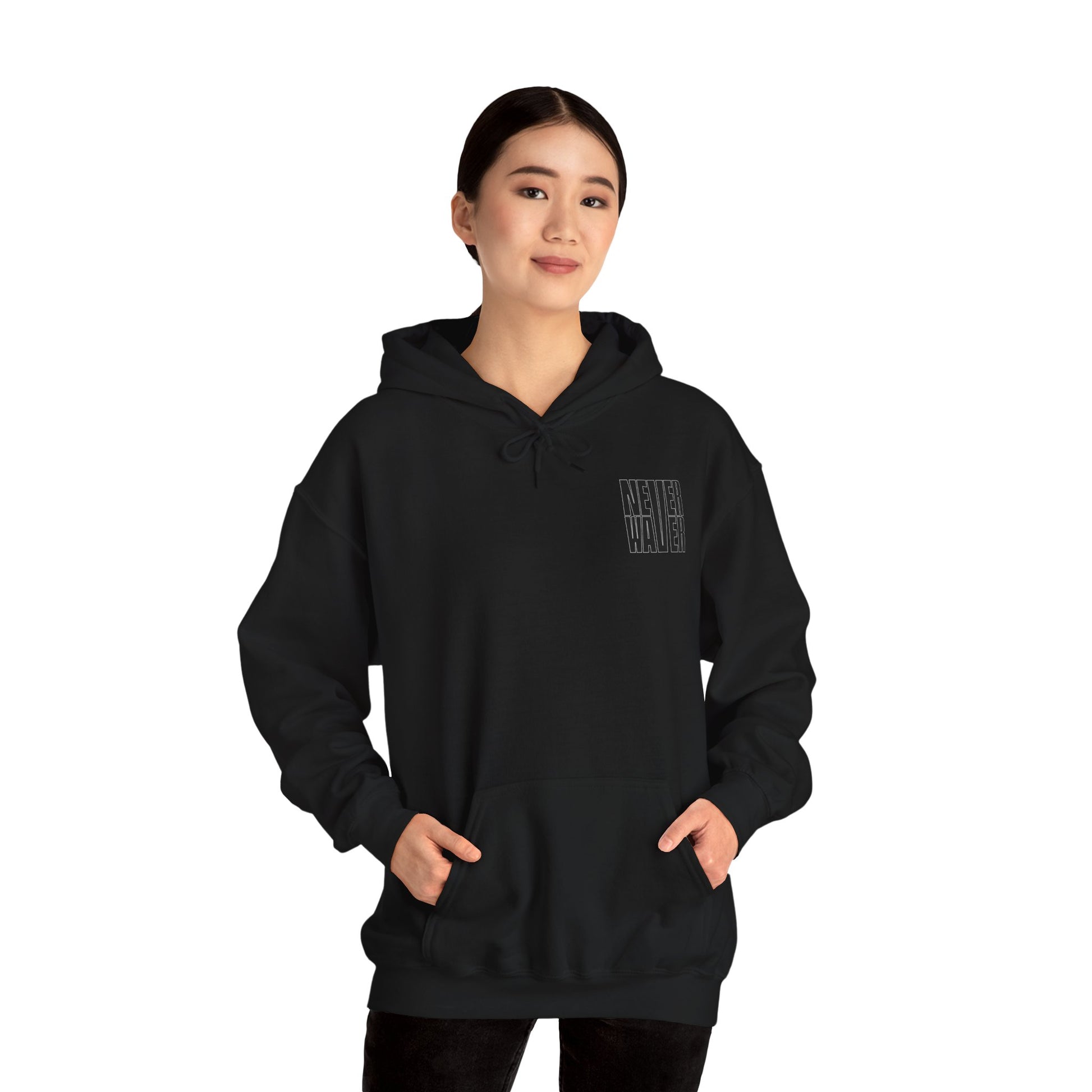 Unisex Heavy Blend™ Hoodie - 'Never Waver Ain't No Hood Like Motherhood' - Never Waver