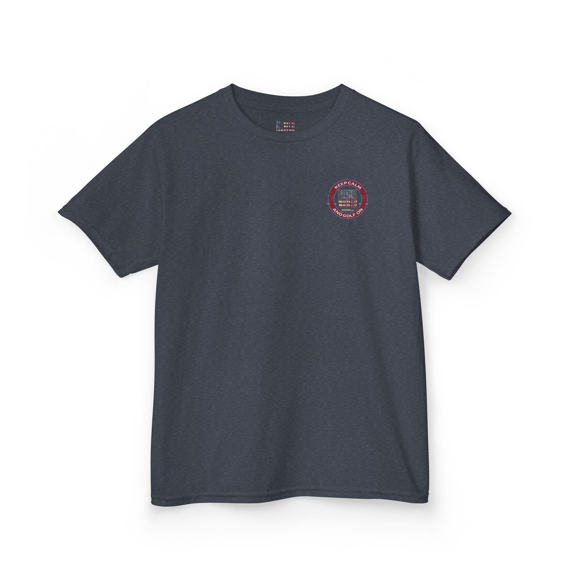 Kids Golf Tee - Keep Calm Never Waver and Golf On - Never Waver