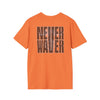 Never Waver” Jesus a bold, eye-catching design that reflects a steadfast faith and confidence in Christ. Unisex Soft style T-Shirt - Never Waver