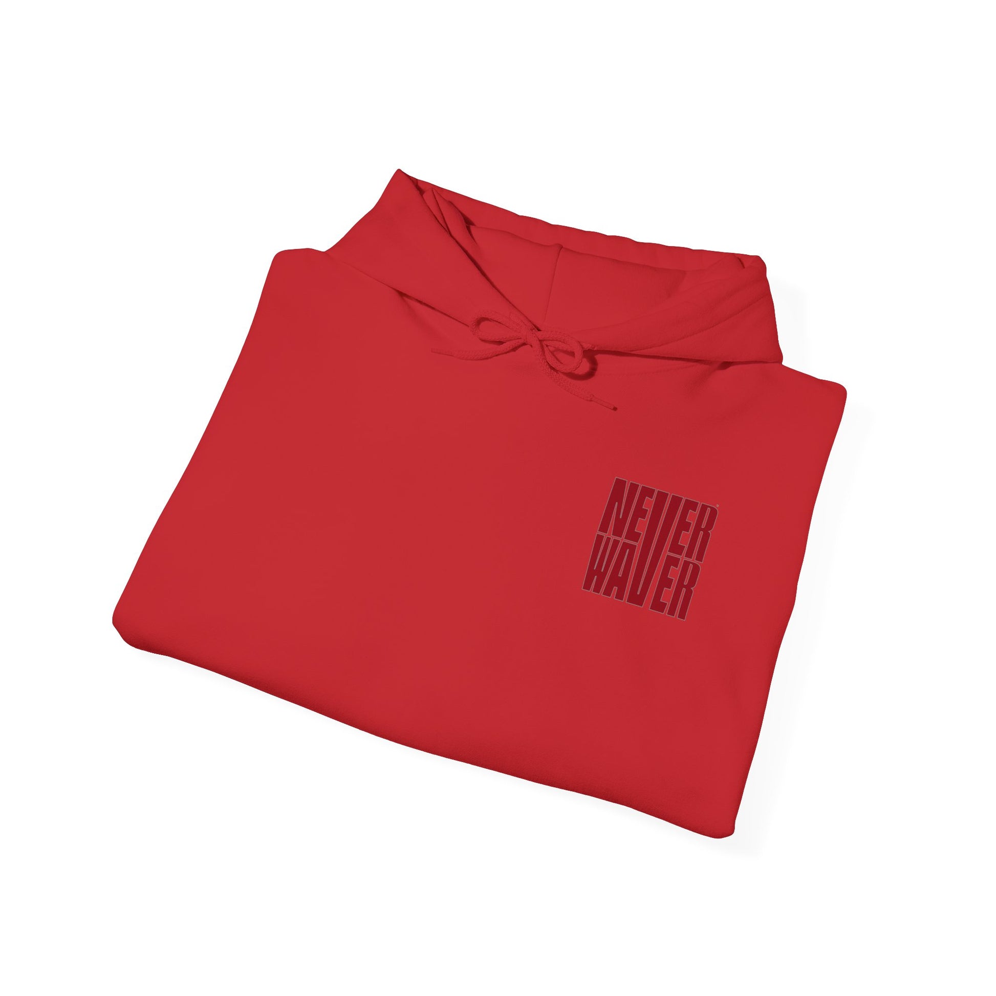Unisex Heavy Blend™ Hoodie - 'Never Waver Just A Mom Trying Not to Raise A&&holes' - Never Waver