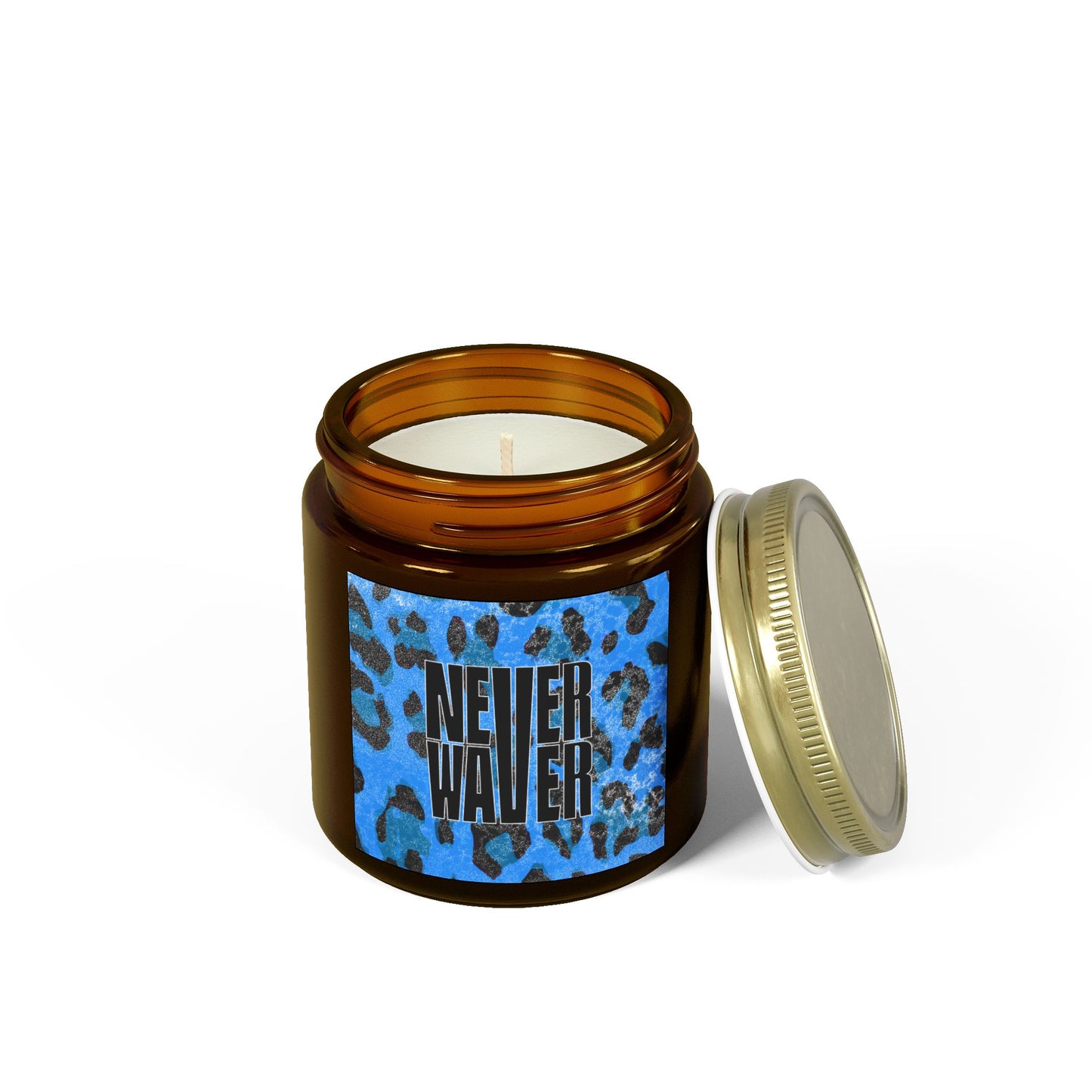 Never Waver Wild Vibes Scented Candles, Coconut Apricot Wax, Eco-Friendly Aromatherapy, Unique Home Decor, Gift for Her, Relaxation Gift - Never Waver