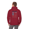 Unisex Heavy Blend™ Hoodie - 'New York Fans Never Waver' American Flag Design - Never Waver