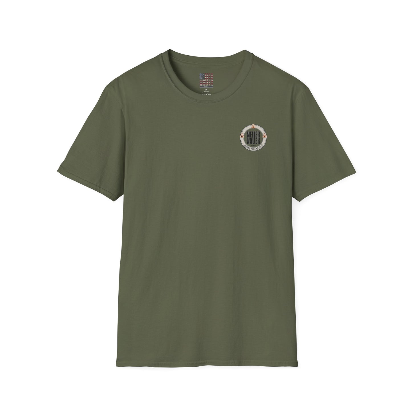 Never Waver Whisky Made Me Do It? Unisex Soft style T-Shirt - Never Waver