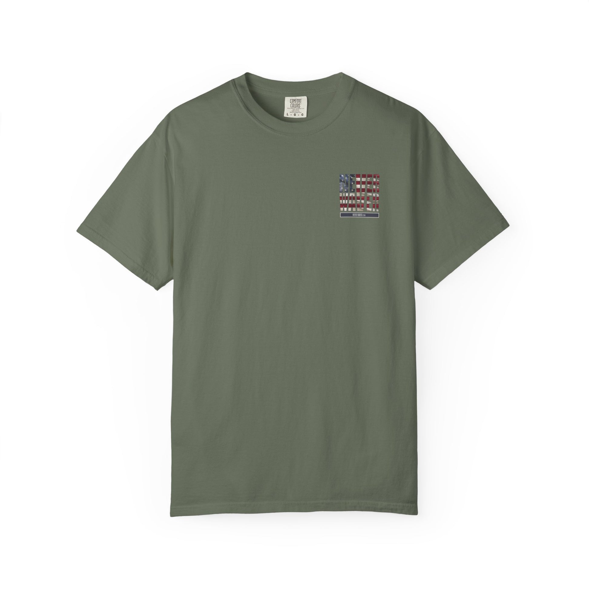 Unisex Garment-Dyed T-Shirt - "Never Waver Remember Who The F@{k You Are " - Never Waver