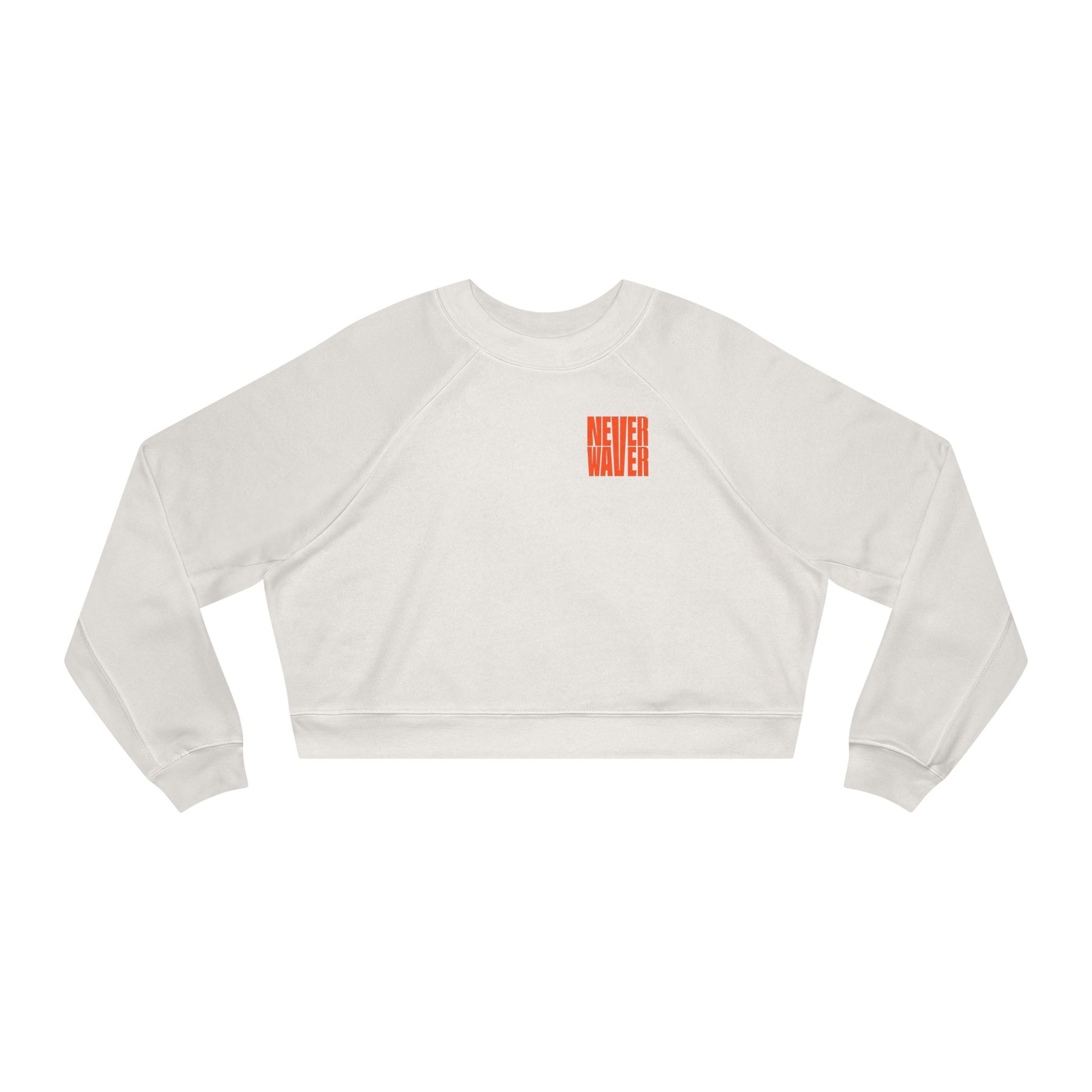 Never Waver Oh Honey I am that Mom Women's Cropped Fleece Pullover - Never Waver