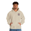 Unisex Heavy Blend™ Hooded Sweatshirt - 'Never Waver' USA Flag Design - Never Waver