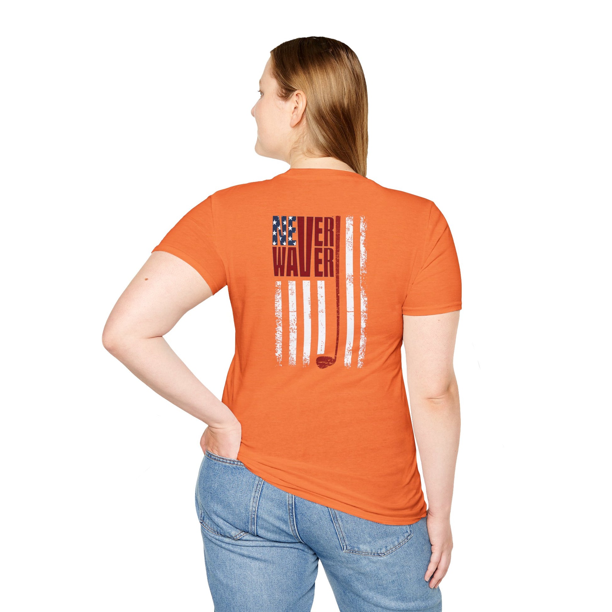 Never Waver Golf Unisex Soft style T-Shirt - Never Waver