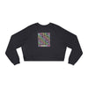 Never Waver Leopard Women's Cropped Fleece Pullover - Never Waver