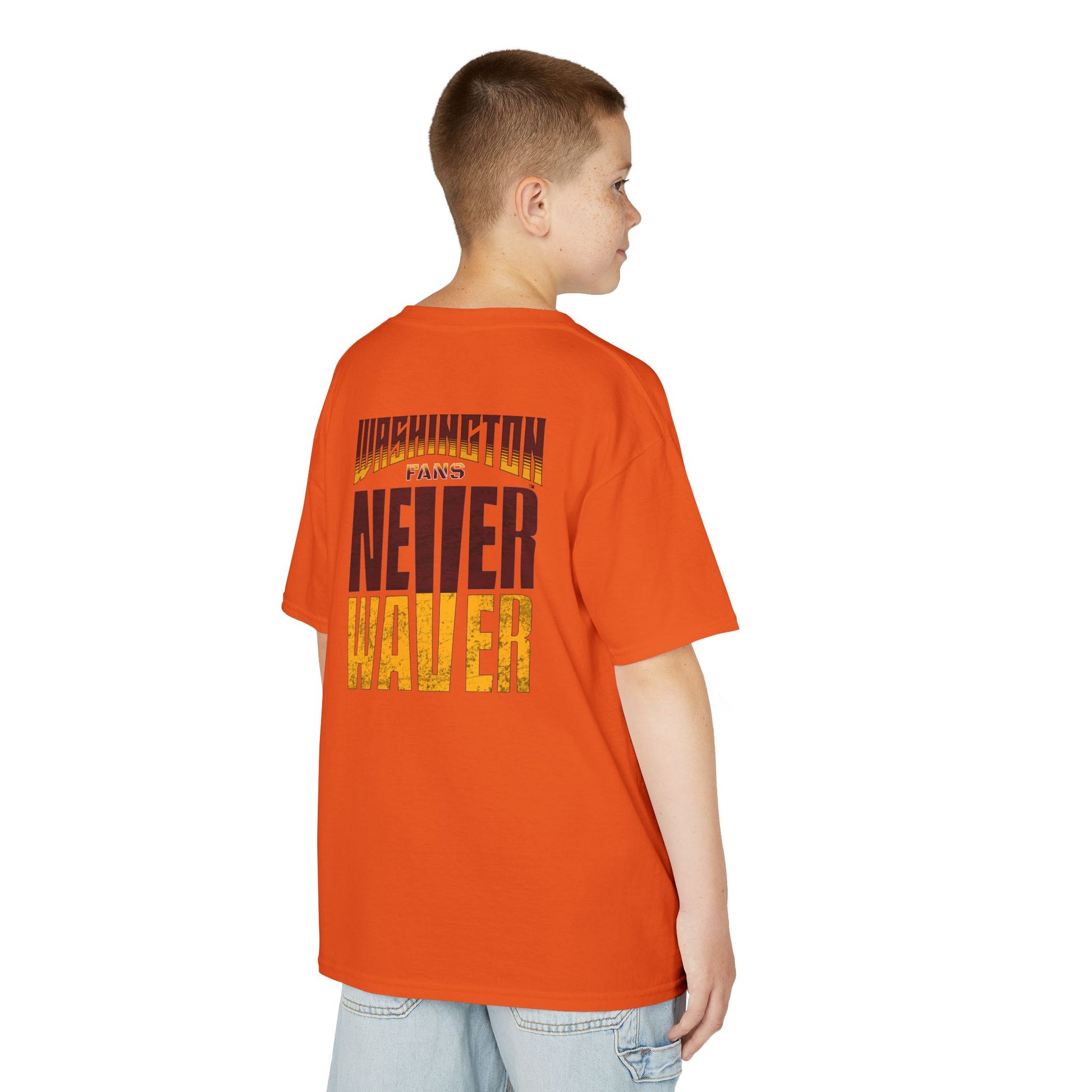 Washington Fans Never Waver Kids Heavy Cotton™ Tee - Never Waver