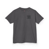Kids Tee Never Waver” Jesus t-shirt might feature a bold, eye-catching design that reflects a steadfast faith and confidence in Christ.  - Never Waver