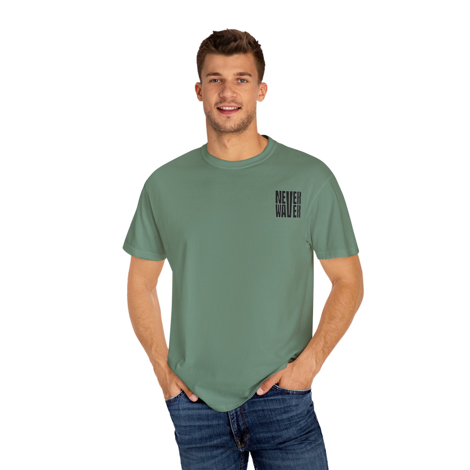 Unisex Garment-Dyed T-Shirt - 'Never Waver Mamacita Needs a Margarita' Design - Never Waver